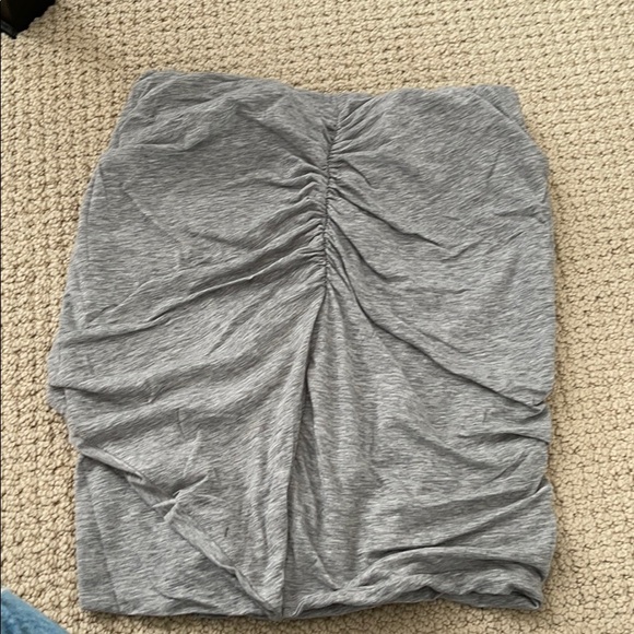 Grey Splendid Cotton Skirt - Picture 3 of 4